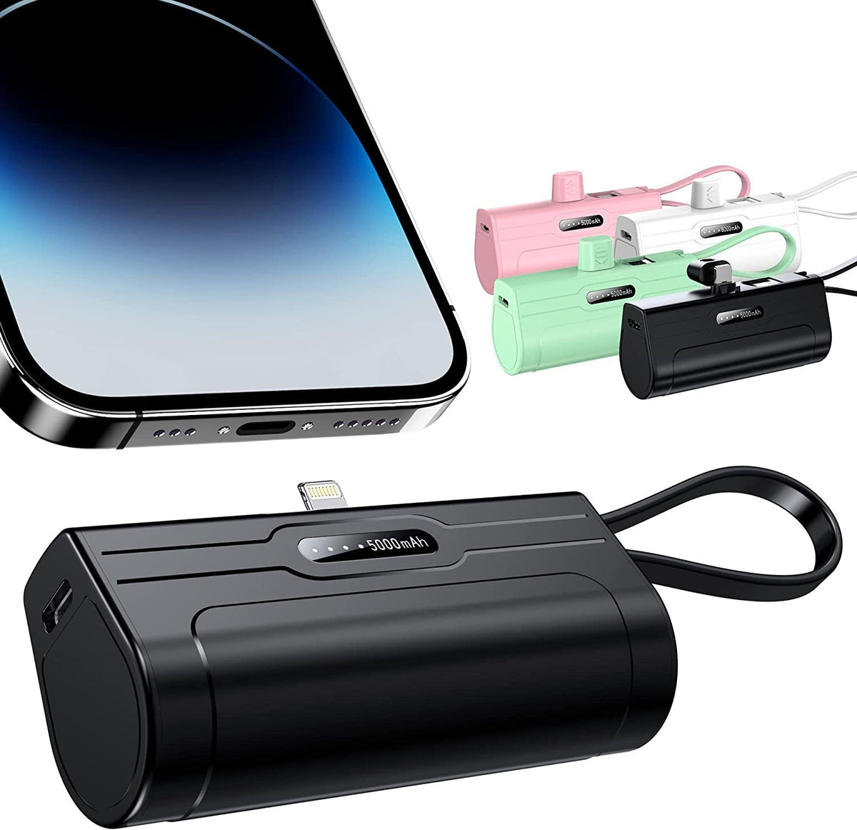 PowerKey – Keychain 2 in 1 Power Bank With Dual Charging Cord