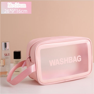 Transparent Waterproof Travel Toiletries/ Makeup Bag