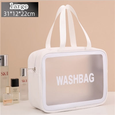 Transparent Waterproof Travel Toiletries/ Makeup Bag