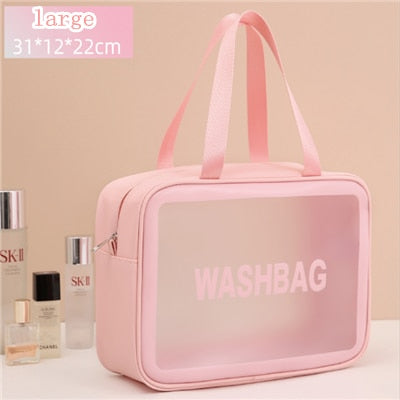 Transparent Waterproof Travel Toiletries/ Makeup Bag