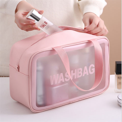 Transparent Waterproof Travel Toiletries/ Makeup Bag