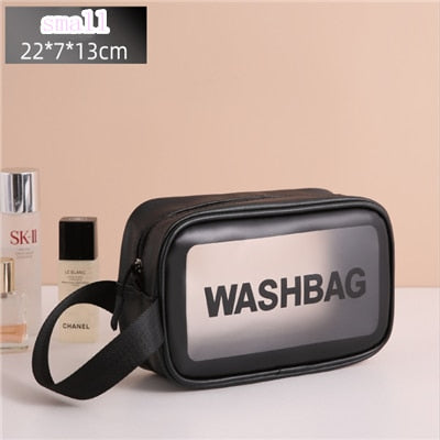 Transparent Waterproof Travel Toiletries/ Makeup Bag