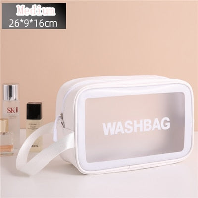 Transparent Waterproof Travel Toiletries/ Makeup Bag