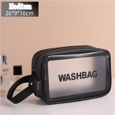 Transparent Waterproof Travel Toiletries/ Makeup Bag