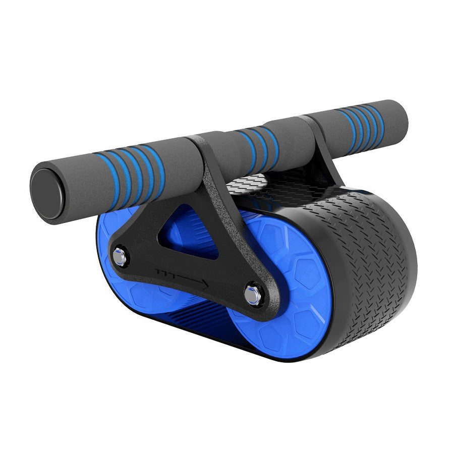 Ab Roller Wheel with Automatic Rebound Assistance and Resistance Springs.