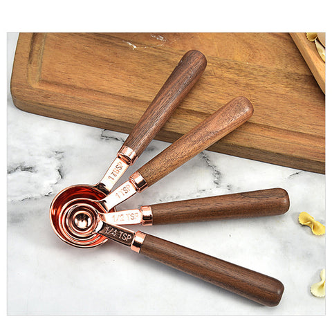 4Pcs/Set Measuring Cups Spoons ,Stainless Steel