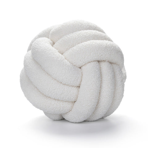 Soft Knot Ball Pillows Throw Knotted Handmade Round Plush Pillow